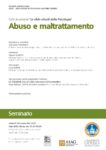 trauma relazionale da abuso e maltrattamento, venerdì 24 novembre, Unicatt Brescia