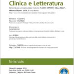 Clinica e Letteratura | seminario Unicatt Psicologia BS | 2 maggio